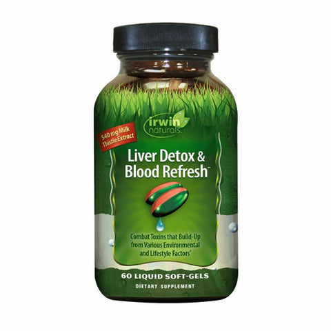 Irwin Naturals, Liver Detox & Blood Refresh, 60 Softgels