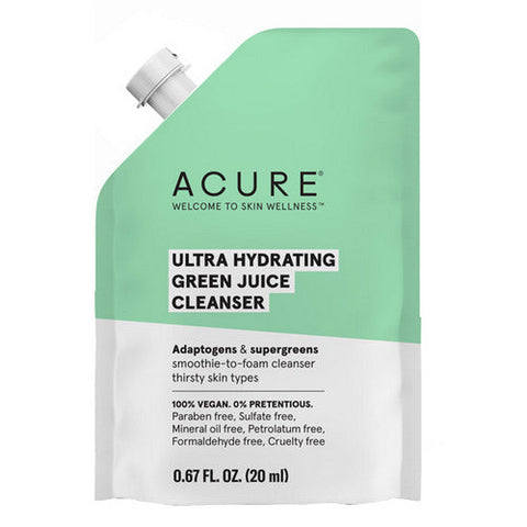 Acure, Hydrating Green Juice Cleanser, 20 Ml