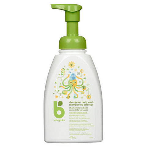 Babyganics, Shampoo & Body Wash Chamomile, 473 Ml