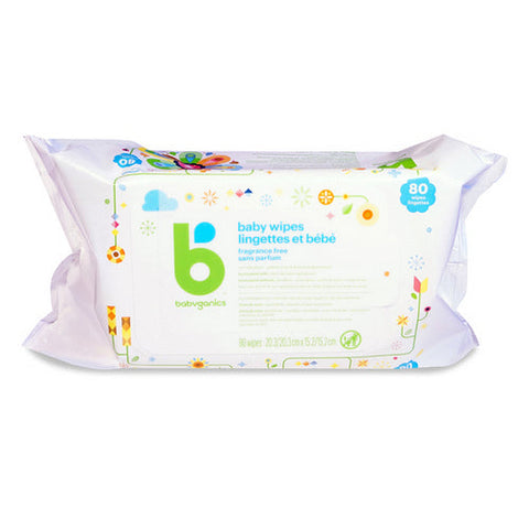 Babyganics, Baby Wipes, 80 Count