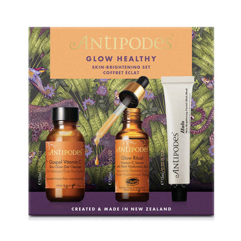 Antipodes, Glow Healthy Skin-Brightening Set, 1 Kit