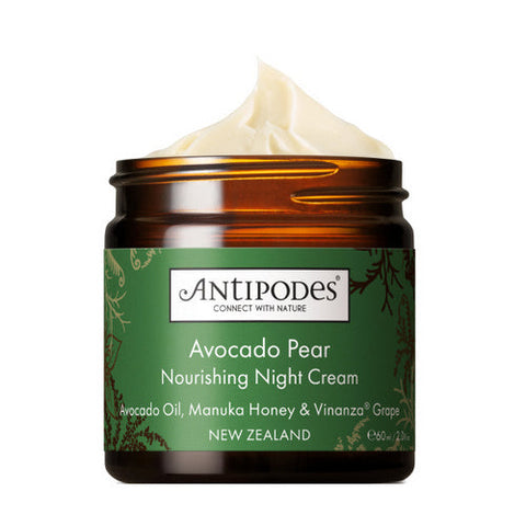 Antipodes, Avocado Pear Nourishing Night Cream, 60 Ml
