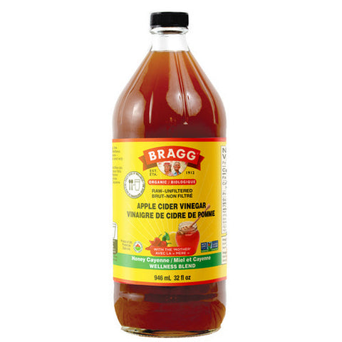 Bragg, Apple Cider Vinegar With Honey Cayenne, 946 Ml