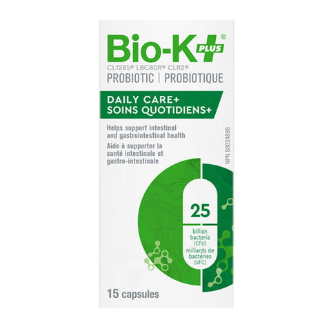 Bio-kPlus, Probiotic Daily Care, 25 Billion, 15 Caps