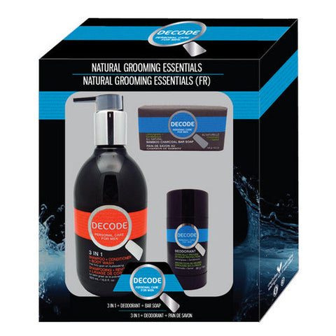 Decode, Shampoo Deodorant & Soap Set, 3 Count