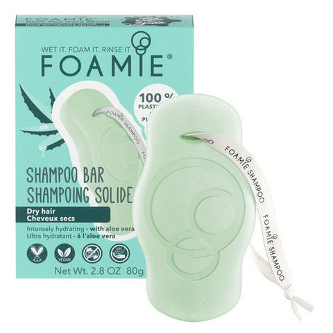 Foamie, Aloe Shampoo Bar Dry Hair, 80 Grams
