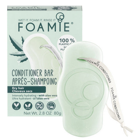 Foamie, Aloe Conditioner Bar Dry Hair, 80 Grams