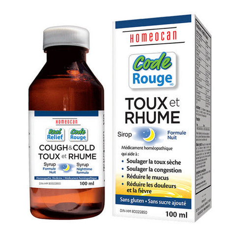 Homeocan, Real Reliel Cough & Cold Nighttime, 100 Ml