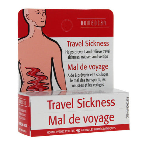 Homeocan, Travel Sickness Pellets, 4 Grams