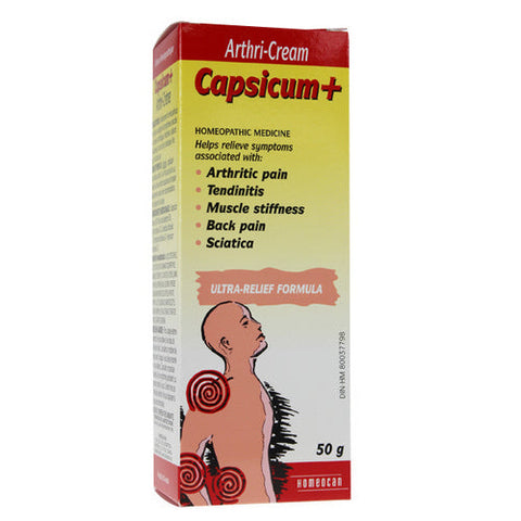 Homeocan, Capsicum + Cream, 50 Grams