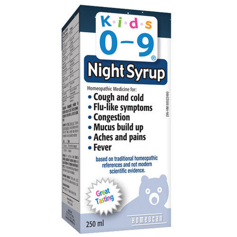 Homeocan, Kids 0-9 Cough And Cold Night, 250 Ml