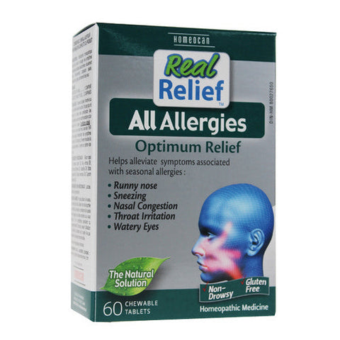 Homeocan, Real Relief All Allergies, 60 Tabs