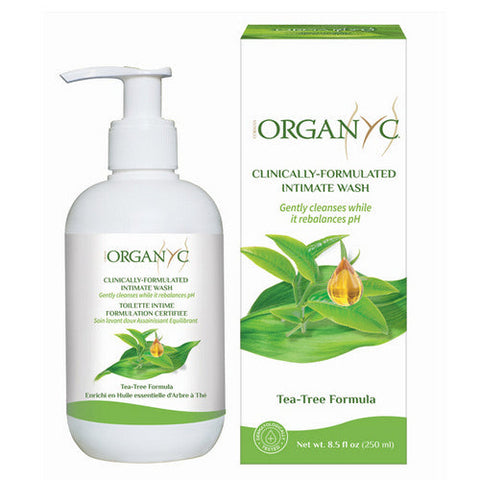 Organyc, Feminine Hygiene Wash W/Tea Tree, 250 Ml