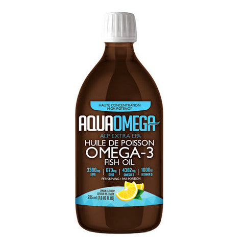 AquaOmega, Aqua Omega High EPA Lemon, 225 Ml