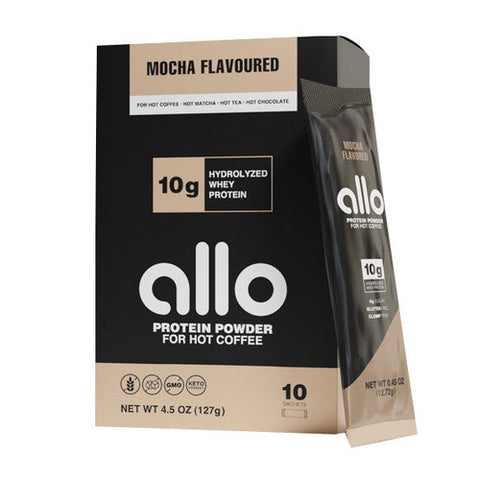 Allo Nutrition, Protein Powder Mocha, 10 Count