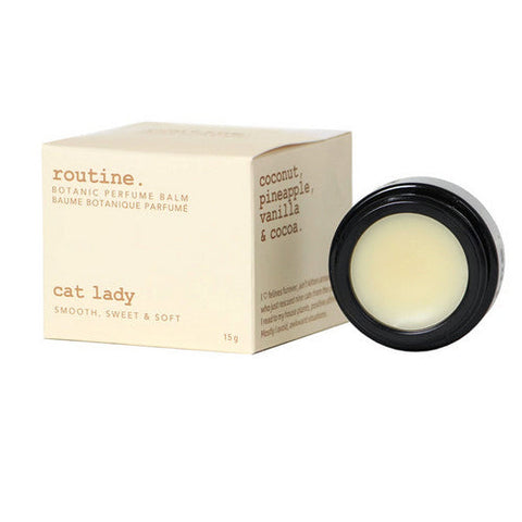 Routine, Cat Lady Botanic Perfume Balm, 15 Grams