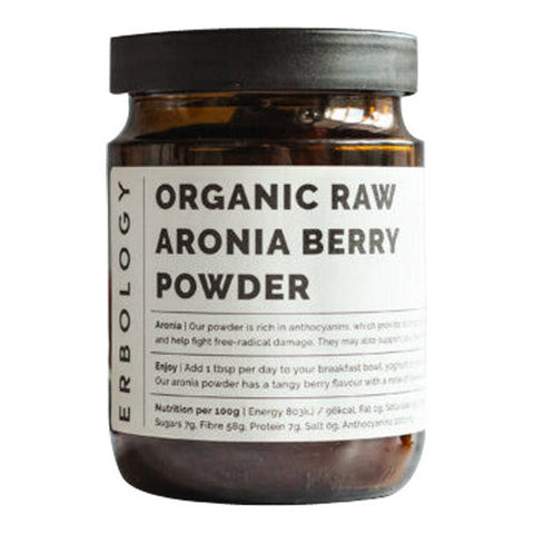 Erbology, Organic Aronia Powder, 125 Grams