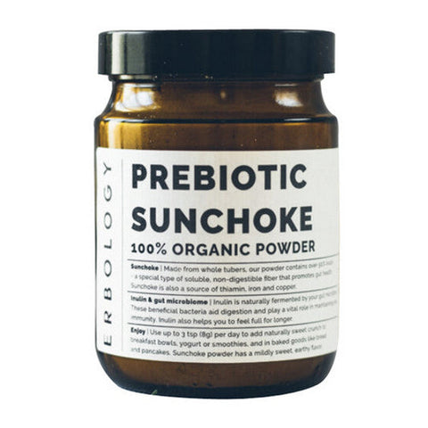 Erbology, Organic Inulin Prebiotic Powder, 150 Grams