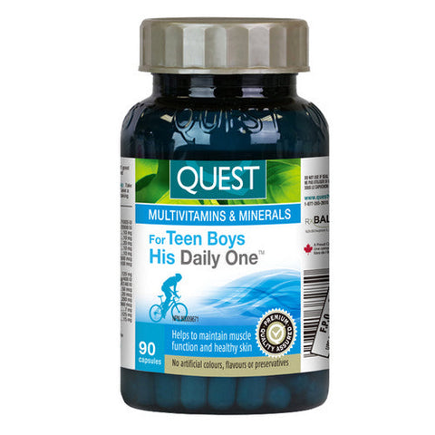 Quest, For Teen Boys His Daily One, 90 Caps