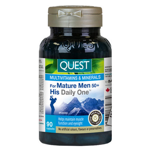 Quest, Mature Men 50+ His Daily One, 90 Caps
