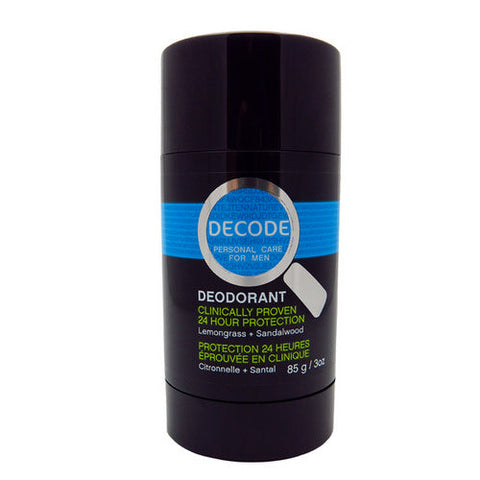 Decode, Lemongrass + Sandalwood Deodorant Stick, 85 Grams