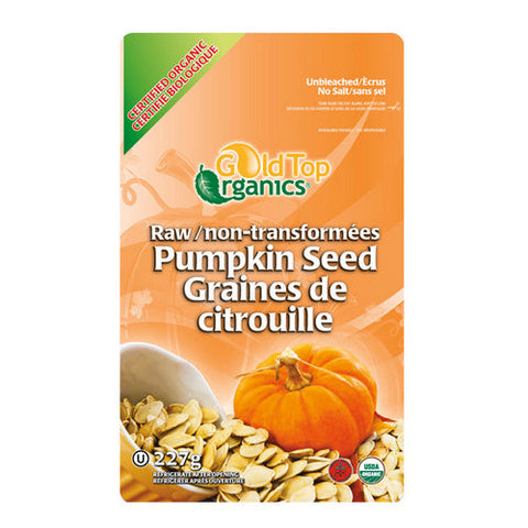 Gold Top Organics, Pumpkin Seed, 200 Grams