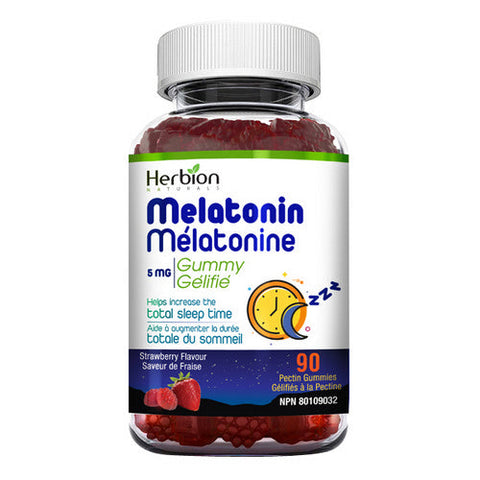 Herbion, Melatonin Gummy, 5mg, 90 Gummies