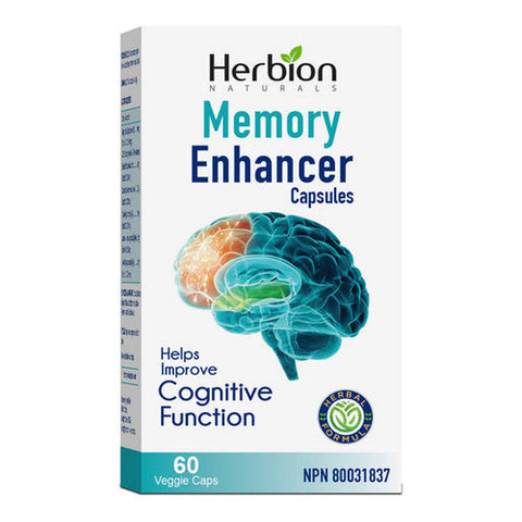Herbion, Memory Enhancer, 60 VegCaps