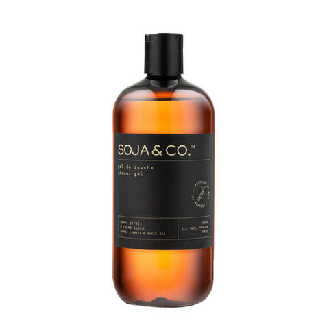 SOJA&CO., Shower Gel Thyme Cypre & Wht Oak, 480 Ml
