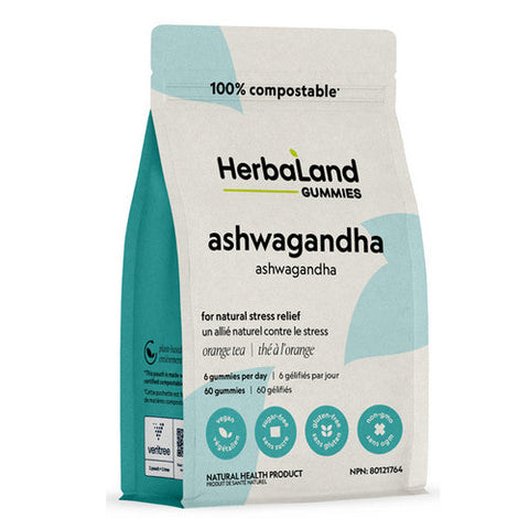 Herbaland, Ashwagandha, 60 Gummies