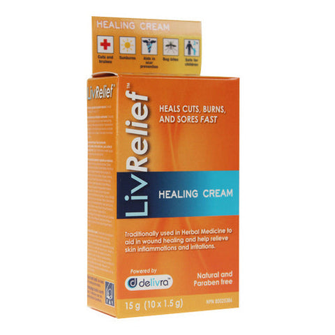 LivRelief, LivRelief Healing Cream, 15 Grams