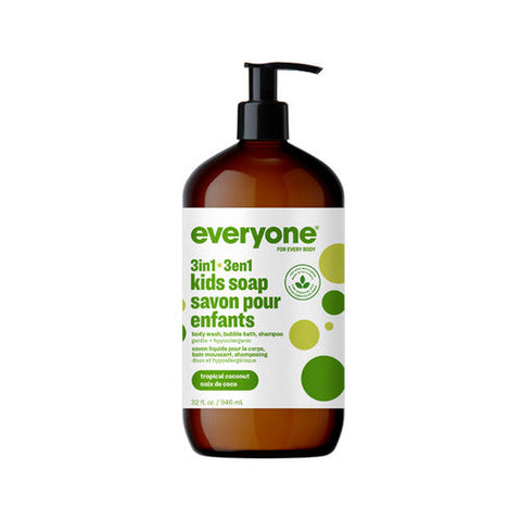 Everyone, Soap Kids Trop Coconut, 946 Ml