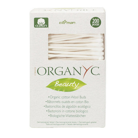 Organyc, Beauty Cotton Swabs, 200 Count