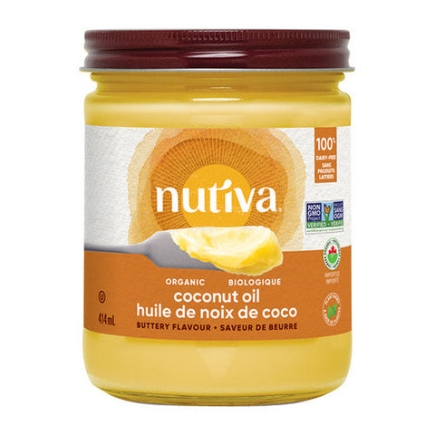 Nutiva, Buttery Refined Coconut Oil, 414 Ml