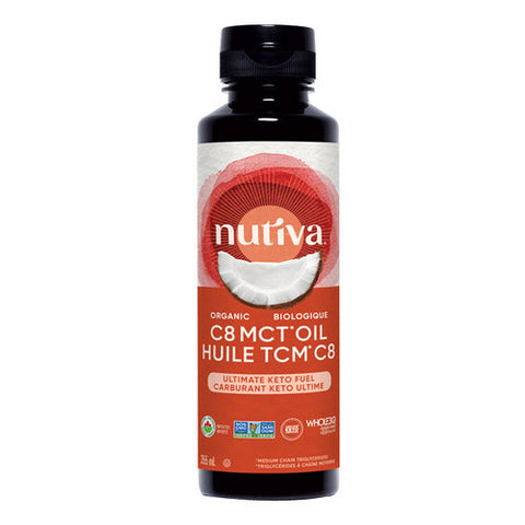 Nutiva, Organic C8 MCT Oil, 355 Ml