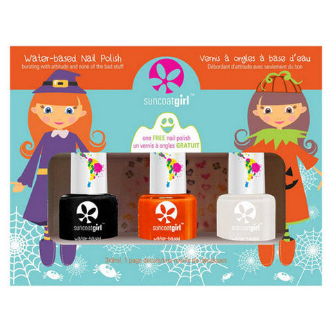 Suncoat, Holloween Nail Kit, 3 Count