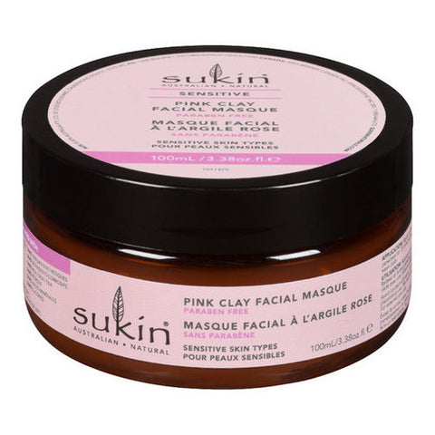 Sukin, Sensitive Pink Clay Masque, 100 Ml