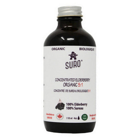 SURO, Concentrated Elderberry Organic 5:1, 118 Ml