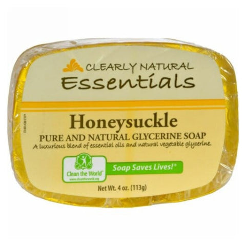 Clearly Natural, Honeysuckle Soap, 4 OZ EA