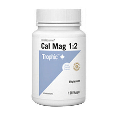 Trophic, Calcium Magnesium Chelazome 1:2, 120 VegCaps
