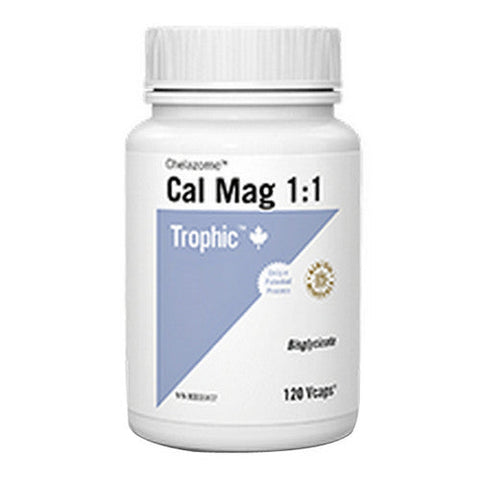 Trophic, Calcium Magnesium Chelazome 1:1, 120 VegCaps