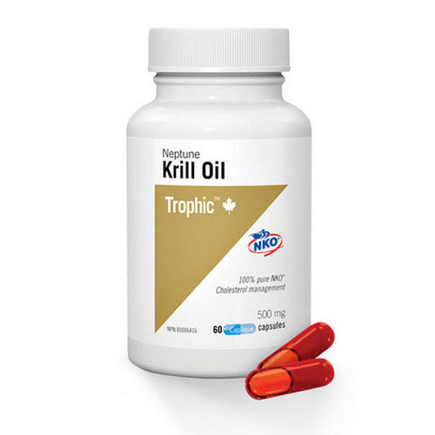 Trophic, Krill Oil Neptune, 60 Caps