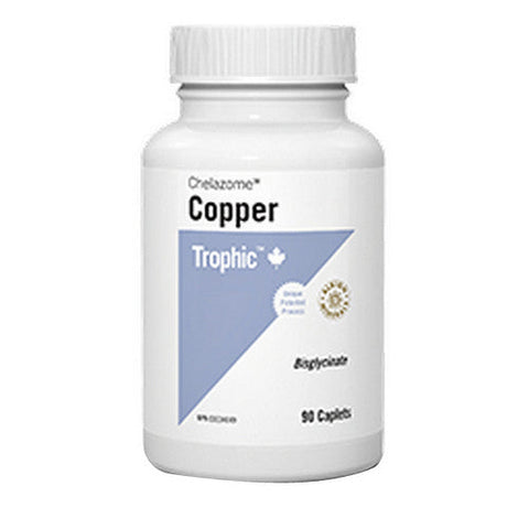 Trophic, Copper Chelazome, 90 Caps