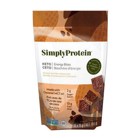 SimplyProtein, Peanut Butter Chocolate Keto Bites, 150 Grams