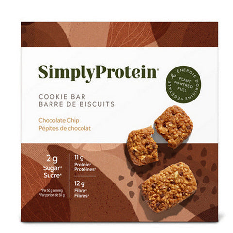 SimplyProtein, Chocolate Chip Cookie Bar, 4 Count