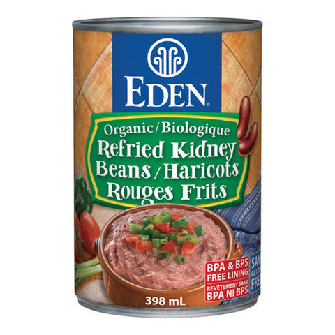 Eden Foods, Organic Refried Kidney Beans, 398 mL