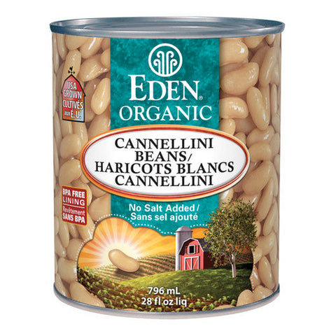 Eden Foods, Organic Cannellini White Kidney Beans, 796 mL