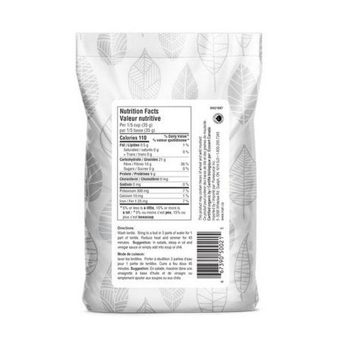Inari, Organic Green Lentils, 500 Grams