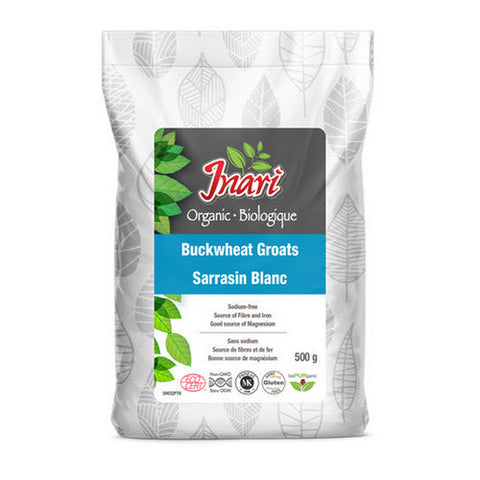 Inari, Organic Buckwheat Groats White, 500 Grams