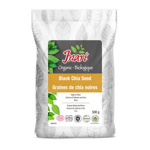 Inari, Organic Black Chia Seed, 500 Grams